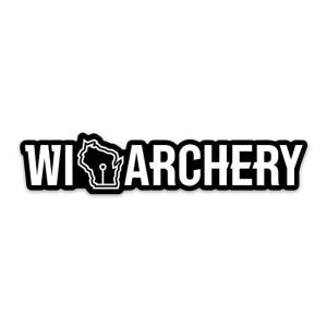 White Logo Sticker